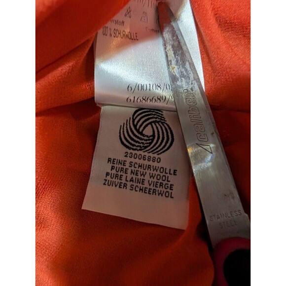 Rene Lezard Wool Sleeveless Sheath Dress Size 10 - Picture 3 of 8